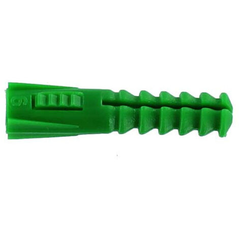 RAM - Cheville plastique sans collerette Ø6mm 1000 pcs vert - 9071