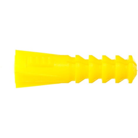RAM - Cheville plastique sans collerette Ø7mm 200 pcs jaune - 9062