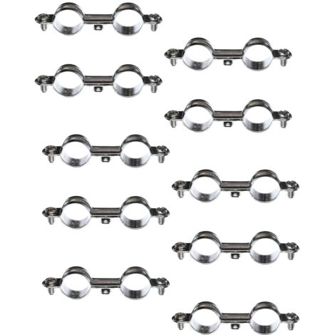 RAM - Collier métallique double Ø16mm 10 pcs - 53016