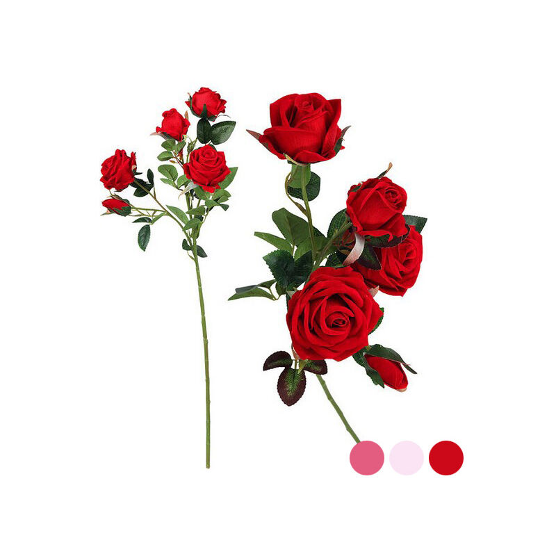 

Rama de 5 Rosas Rosa 112994 (60 Cm)