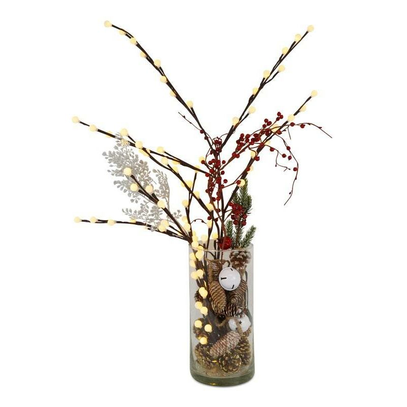 

Rama de árbol decorativa 80 LED - 10 ramas