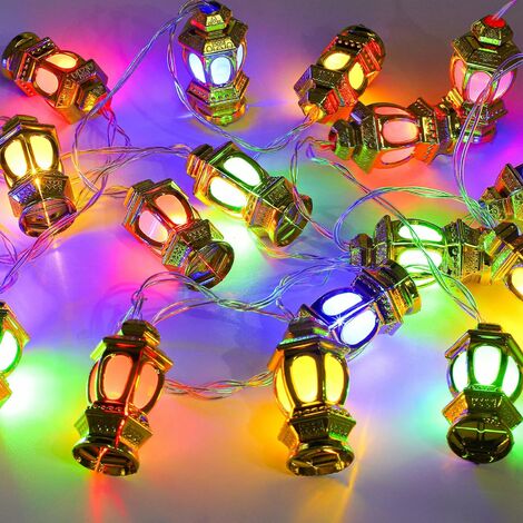 Lumières colorées LED du Ramadan, lumières suspendues de pièce