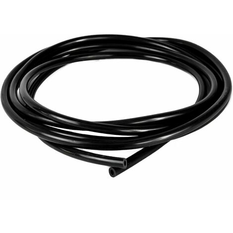Ramair filtri VAC5MM-3M-BK - Tubo flessibile in silicone, colore: nero, 5 mm x 3 m