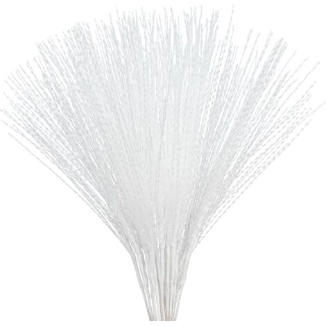 Ramas artificiales de Navidad blancas para decoración 20 piezas 67cm
