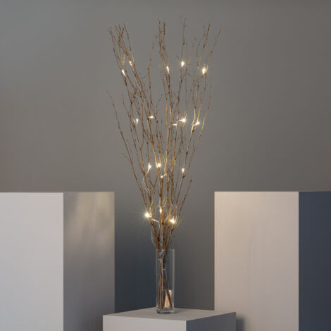Ramas Decorativas LED Bambú Natural 1.2m Natural
