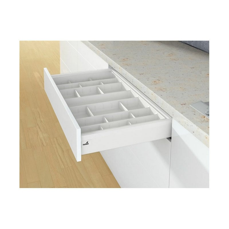 Ramasse couverts orgatray 570 blanc - Pour caisson de largeur : 800 mm - Largeur : 699 mm Hettich