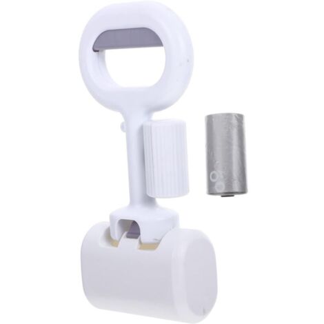 Ramasse-Crottes pour Chien avec Sacs – Pelle Pratique en Plastique Blanc pour Promenade