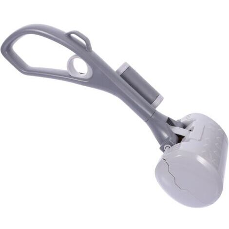Ramasse crottes pratique, ramasse crottes de chien, convient pour une utilisation en extérieur, gris