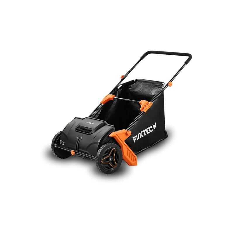 Fuxtec - Ramasseur de feuilles FX-LS52 Ramasse-feuilles manuel performant, bac 100 l, largeur 530 mm, léger 6,5 kg, poignées réglables, roues robustes