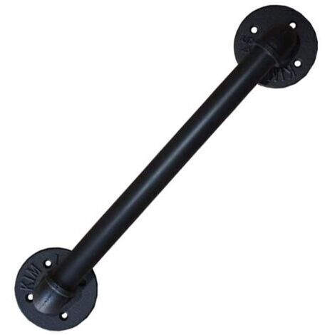 Rambarde d'escalier, conception en tubes de fer forgé, garde-corps de sécurité pour la maison, convient aux personnes âgées et aux enfants, convient à une utilisation intérieure et extérieure, 60 cm.