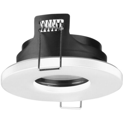 Rame - Downlight Empotrable de Techo de 85mm de Diámetro para Bombilla GU10 en Color Blanco