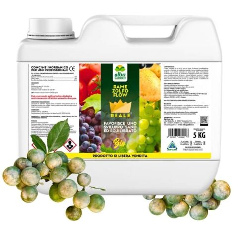 Rame Zolfo Flow Concime Liquido Professionale Orticole Fragola Vite Olivo Formulazione Flowable x 1 kg