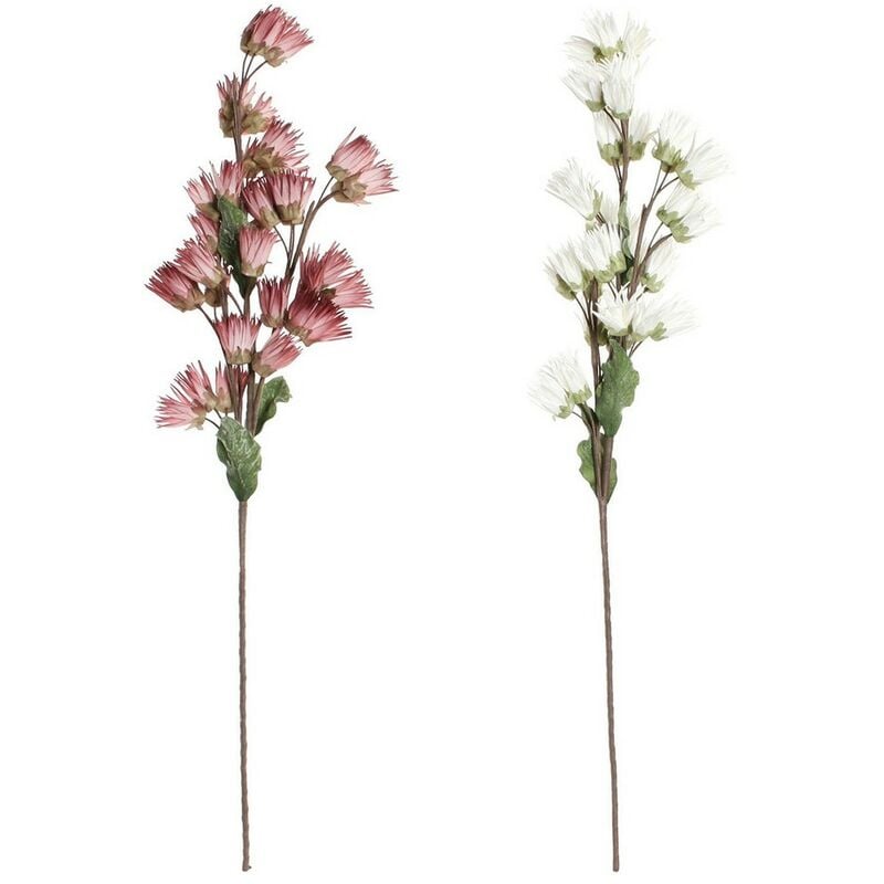

Ramilletes DKD Home Decor Blanco Rosa EVA (Etilvinilacetato) (2 pcs)