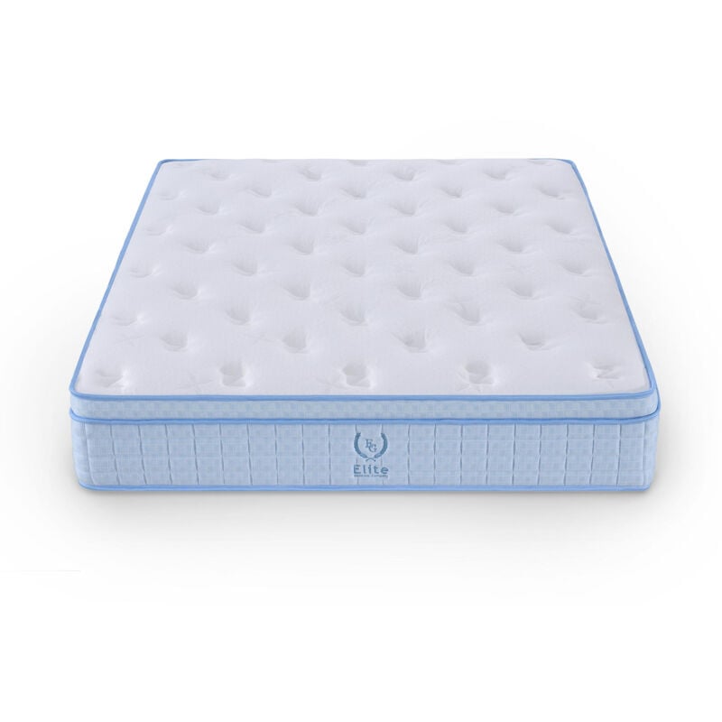 Mobilier Deco - ramiro - Matelas hybride ressorts ensachés 180 x 200 cm épaisseur 30 cm