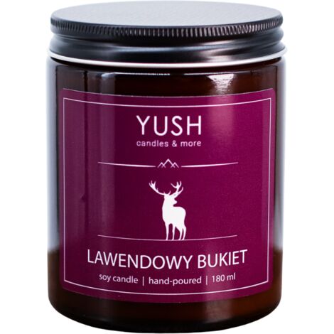 Ramo de Lavanda - Vela de Soja con Lavanda - Yush - 180 ml