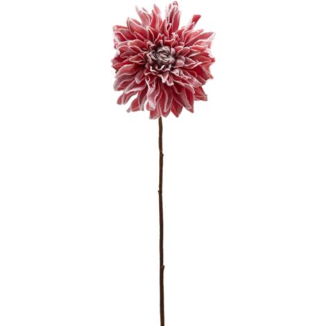 Ramo decorativo artificiale "Dalia Rex" colore rosa, decorazione da 55 cm -Rosa Barbie