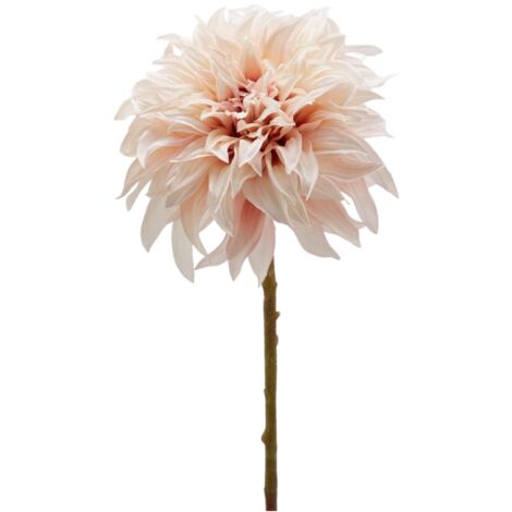 Ramo decorativo artificiale "Dalia Rex" decorazione da 64 cm -Pesca