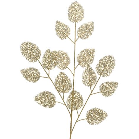 Ramo decorativo color Oro per decorazioni e composizioni di fiori h 88 cm