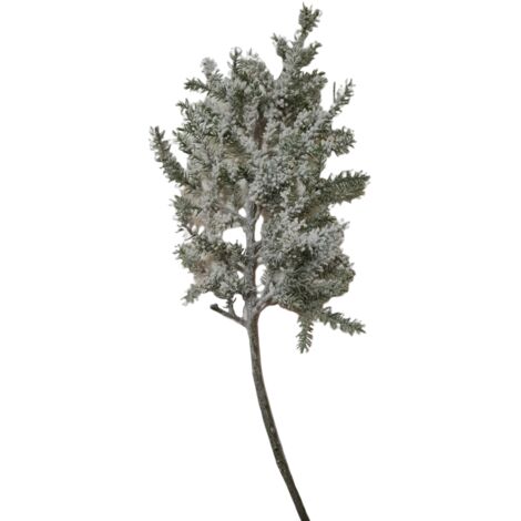 Ramo decorativo "Ginepro Innevato" decorazione per composizioni floreali 58 cm
