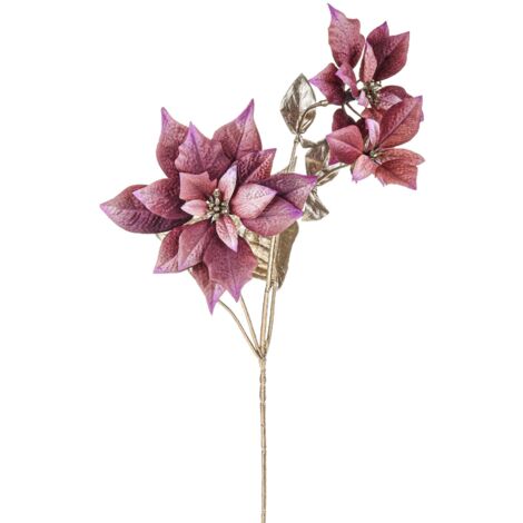 Ramo decorativo per decorazioni e composizioni di fiori h 72 cm -Bianco