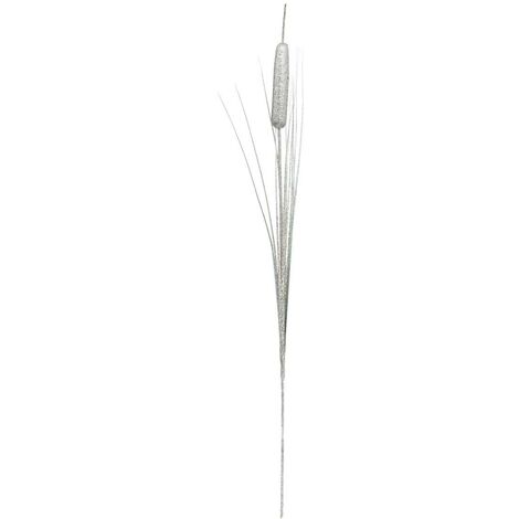 Ramo di canne olografiche argento 75 cm - Atmosphera créateur d'intérieur