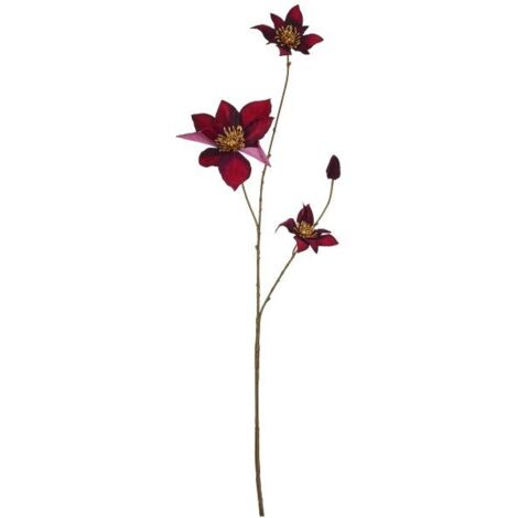 Ramo di Clematide Viola 82 cm