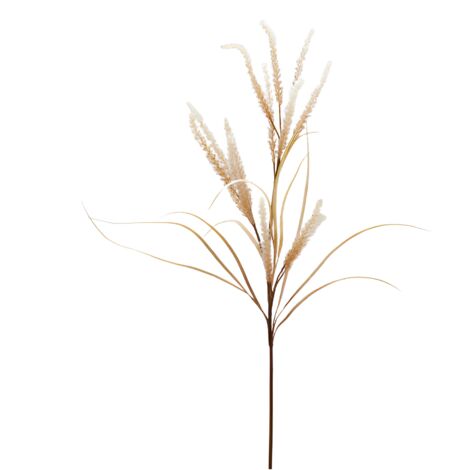 Ramo di "Festuca" color oro e champagne, decorazione natalizia da 130 cm