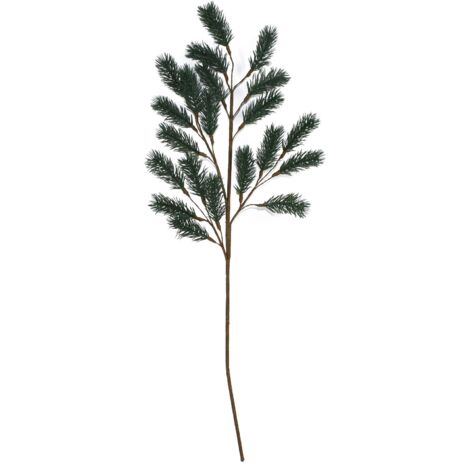 Ramo effetto real touch decorazione natalizia per albero di natale h 65 cm