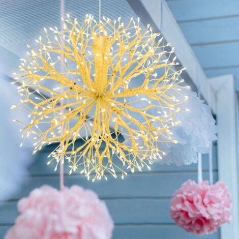Ramo sfera rich champagne 30cm 384 led