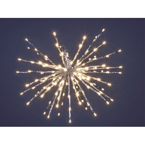 Ramo sferico "TWIGball" decorazione natalizia per esterno con Led effetto Flash -160 led - Ø 45 cm / Luce Calda