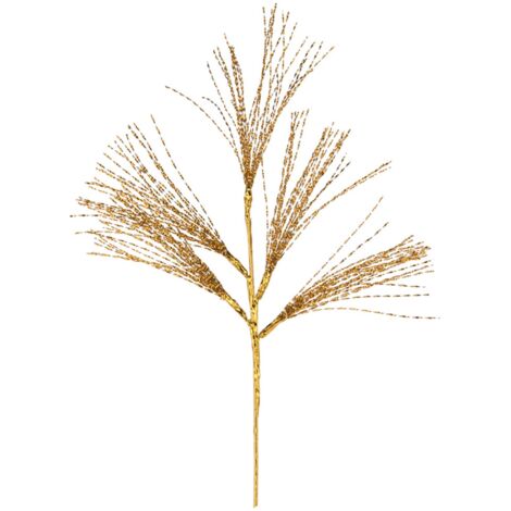 Ramo spirale decorativo natalizio metal per decorazione ambienti h 60 cm -Oro