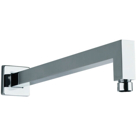 Ramon Soler - Brazo de Ducha Cuadrado a Pared Horizontal Cromado 400mm