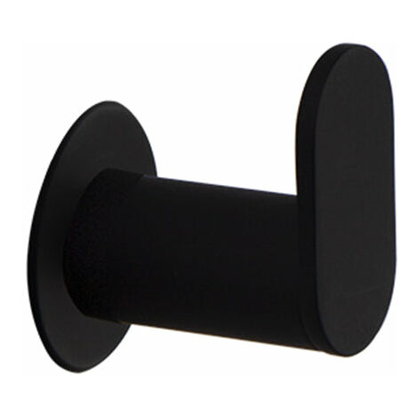 Ramon Soler - Colgador de Pared para Baño Negro Mate