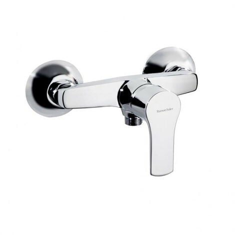 Ramon Soler - Grifo de Ducha Monomando Cromado con Sistema S2 de Ahorro de Agua Serie Titanium