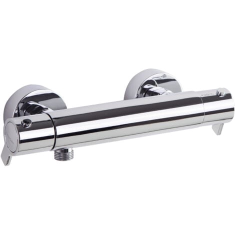 Ramon Soler - Grifo de Ducha Termostático Cromado con Sistema S2 de Ahorro de Agua Serie Blautherm