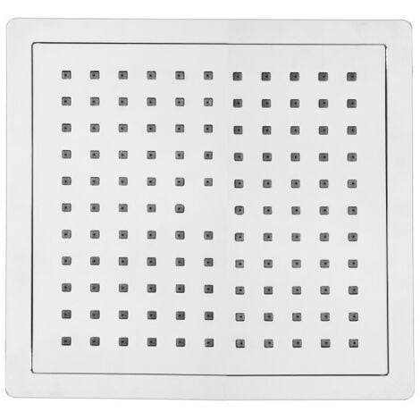 Ramon Soler - Rociador de Ducha Cuadrado de 225mm ABS Cromado