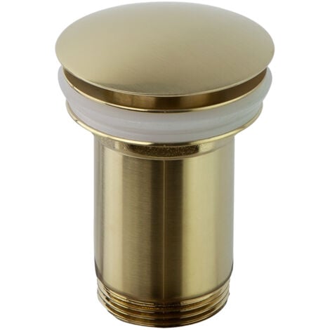 Ramon Soler - Válvula Sistema Click Clack para Desagüe de Latón Oro Cepillado