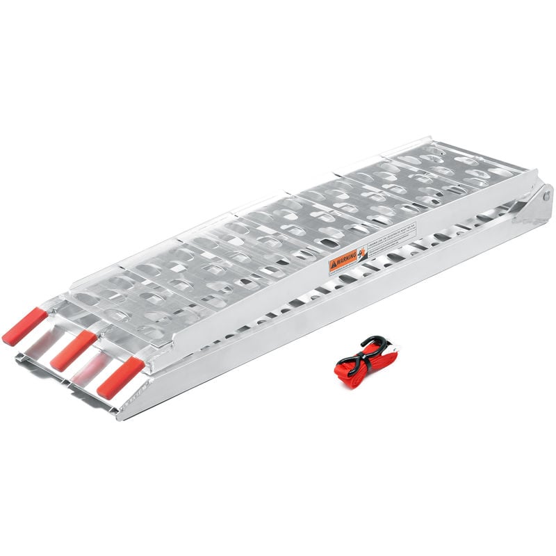 

Rampa carga Motocicleta ATV Quad Plegable Aluminio 223cm 340kg Carril acceso Ayuda transporte moto