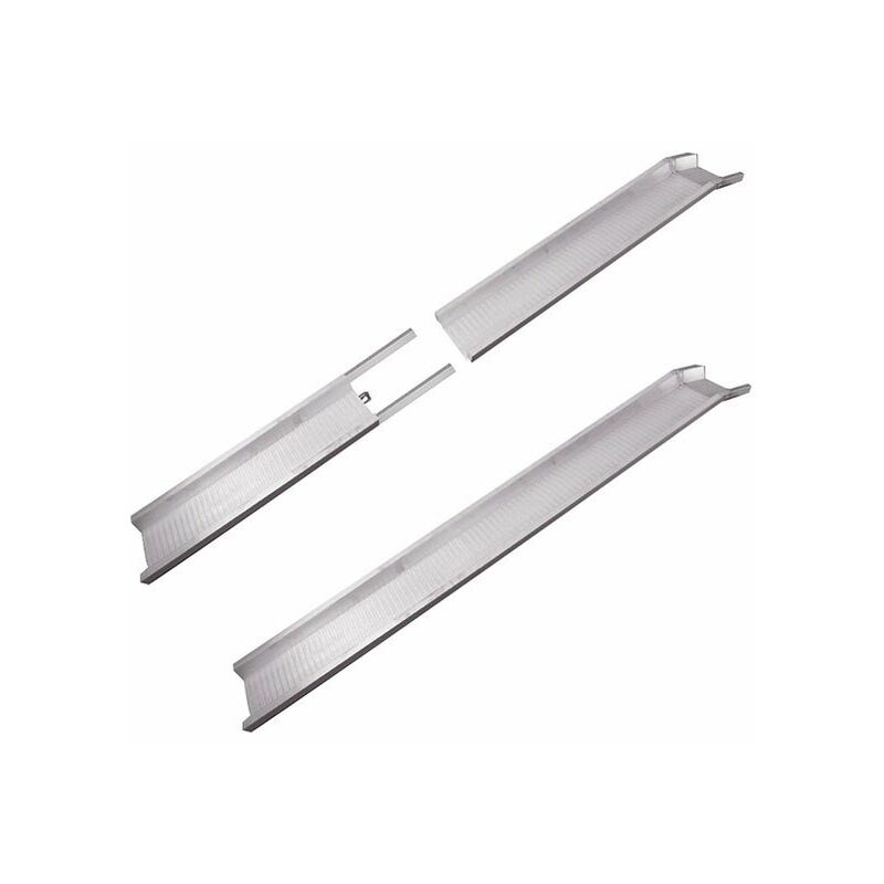 Lunghezza di rampa 2.50m - Altezza raggiungibile 750mm - Portata max per un paio 887kg per interasse 1000mm - Prezzo unitario - M050/25U/BAI
