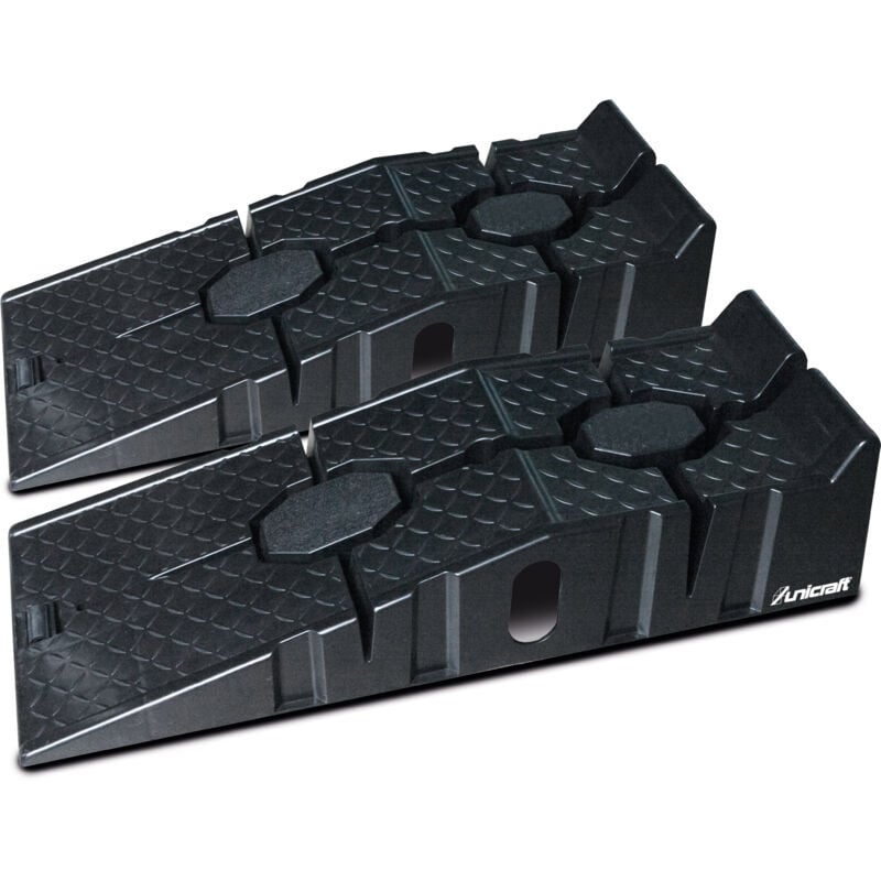 Unicraft - Rampa de acceso Striker kr 2500 (para coches, plástico, apilable para ahorrar espacio, gran ancho de acceso) 6202005