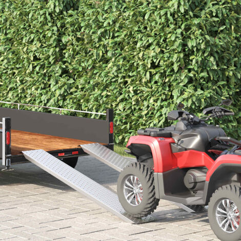 Rampa de Carga 200 kg Plateado 159 x 23 x 5 cm vidaXL