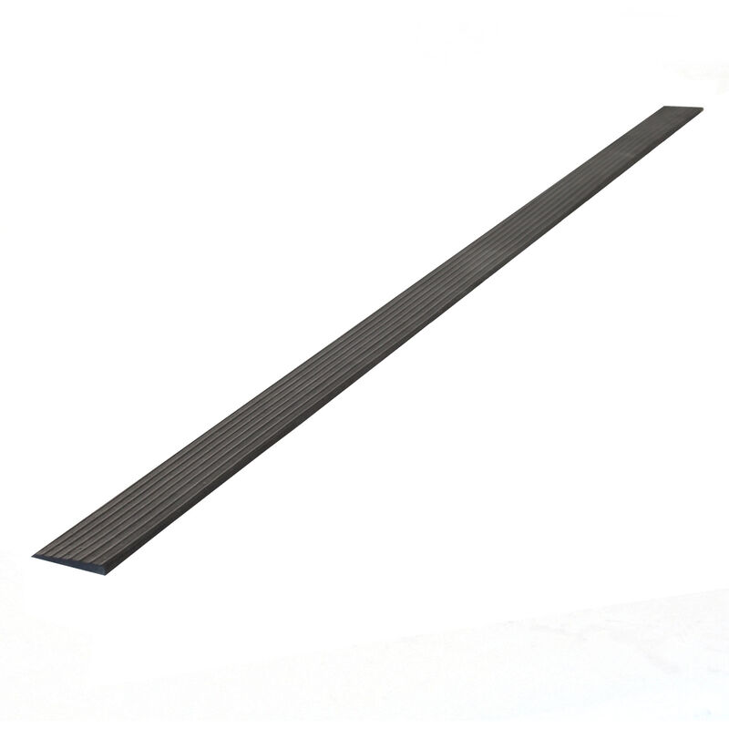 

Rampa de goma para umbrales 6 mm x 1000 mm negra con lámina adhesiva rampa para silla de ruedas