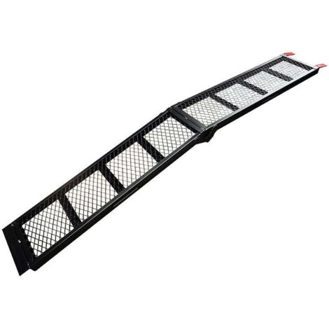Rampa di carico in acciaio pieghevole 203x28 cm 340 kg per pezzo