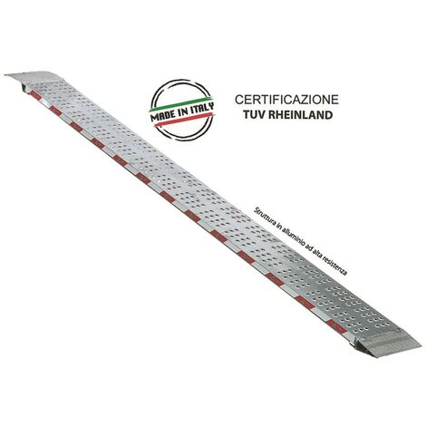 Wiltec 2X Rampe di carico Lunghe 150 cm in Alluminio Portata Max 400 kg per  Ruote Fino a 195 mm