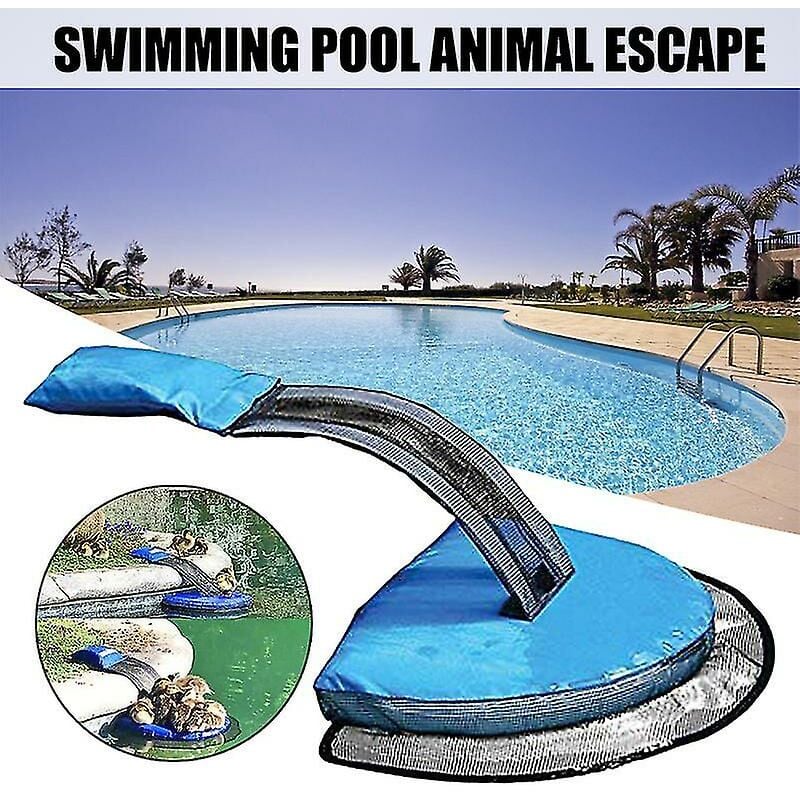 Rampa di fuga per il salvataggio di animali per piscina Rampa galleggiante salva Frog Log Pad Pool Animal Saver