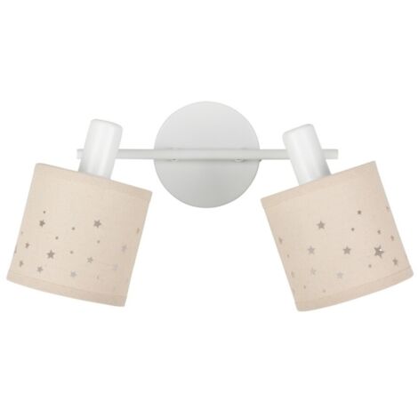 Rampe 2 spots lin beige