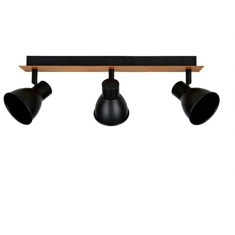 Rampe 3 spots orientables Atelier noir