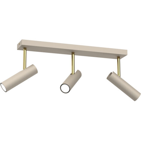 Rampe 3 spots orientables beige GU10 Axion Luminex