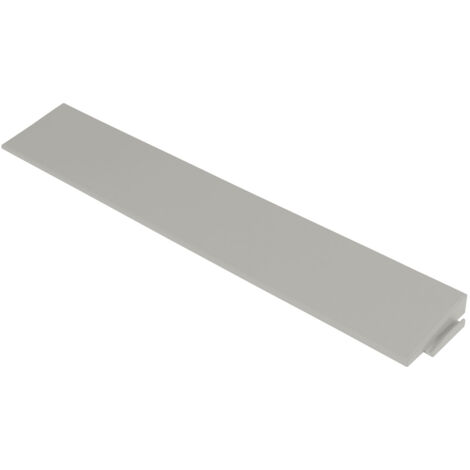Rampe Clipsable pour Dalle Plastique Gris Clair 12mm - Dimensions 30x5,5 cm - Usage Intensif Extérieur
