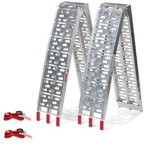 HENGDA Rampe d'accès ALU Rampe de chargement Rampe de chargement pliable Moto Voiture 2er